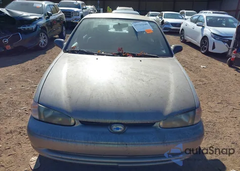 2001 Chevrolet Prizm Lsi from USA, damaged, VIN 1Y1SK528X1Z426029